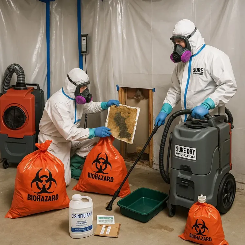 Contaminated Water Handling Protocols process in Jefferson County, TX